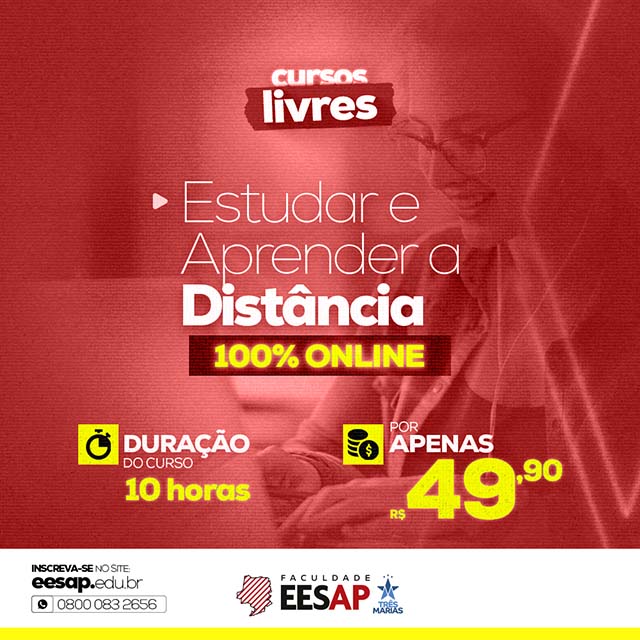 ESTUDAR E APRENDER A DISTÂNCIA