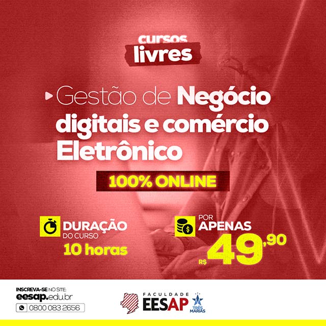 GESTÃO DE NEGÓCIOS DIGITAIS E COMÉRCIO ELETRÔNICO