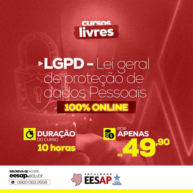 LGPD - LEI GERAL DE PROTEÇÃO DE DADOS PESSOAIS