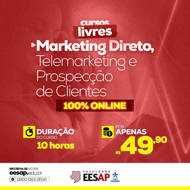 MARKETING DIRETO, TELEMARKETING E PROSPECÇÃO DE CLIENTES