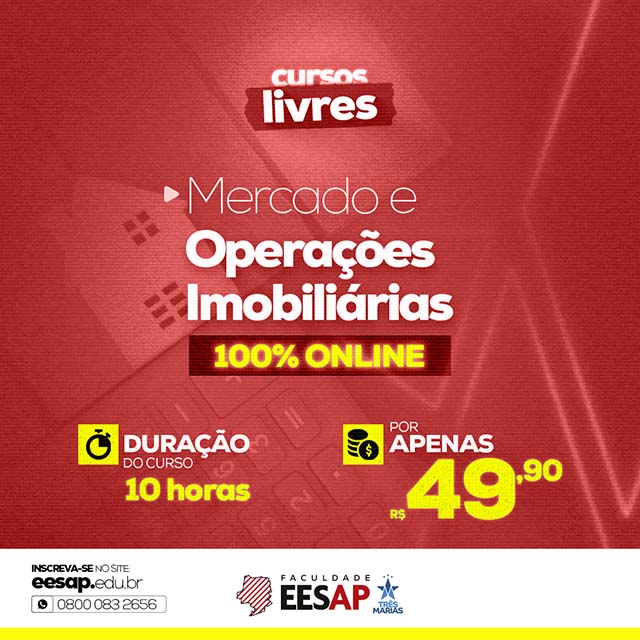 MERCADO E OPERAÇÕES IMOBILIÁRIAS