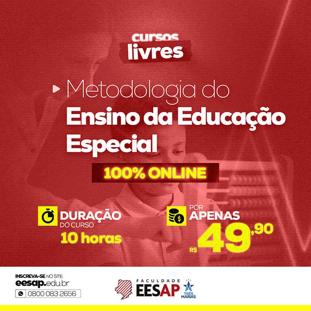 METODOLOGIA DO ENSINO DA EDUCAÇÃO ESPECIAL