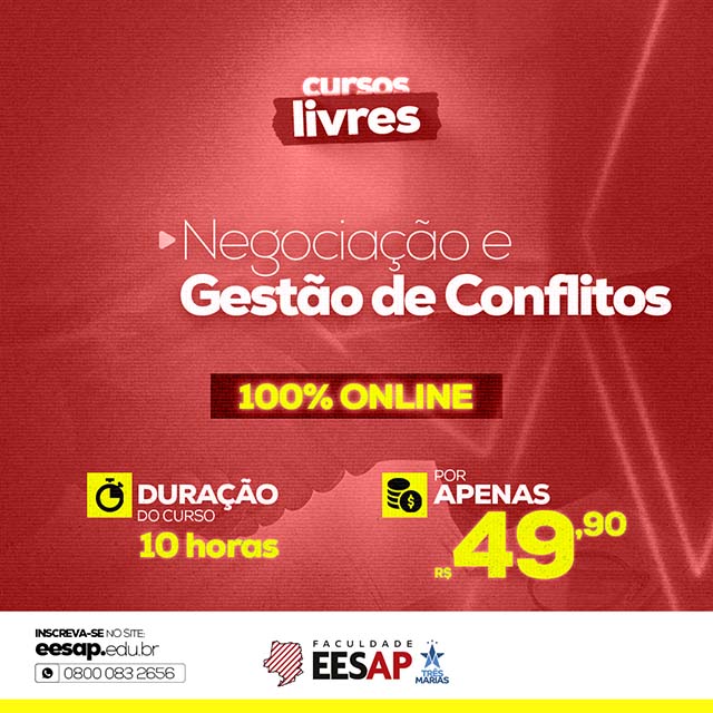 NEGOCIAÇÃO E GESTÃO DE CONFLITOS