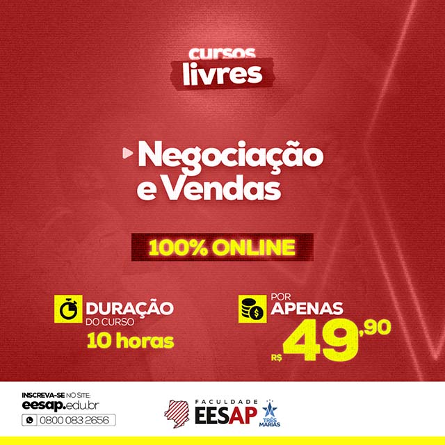 NEGOCIAÇÃO E VENDAS