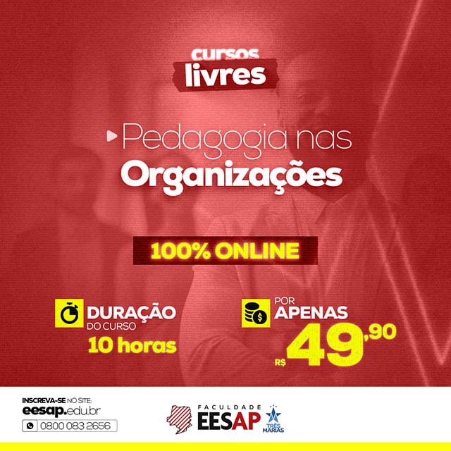 PEDAGOGIA NAS ORGANIZAÇÕES